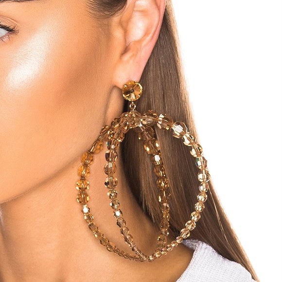 - NEW JACQUEMUS Cristalli Earrings ACCES2-10 - Picture 1 of 12